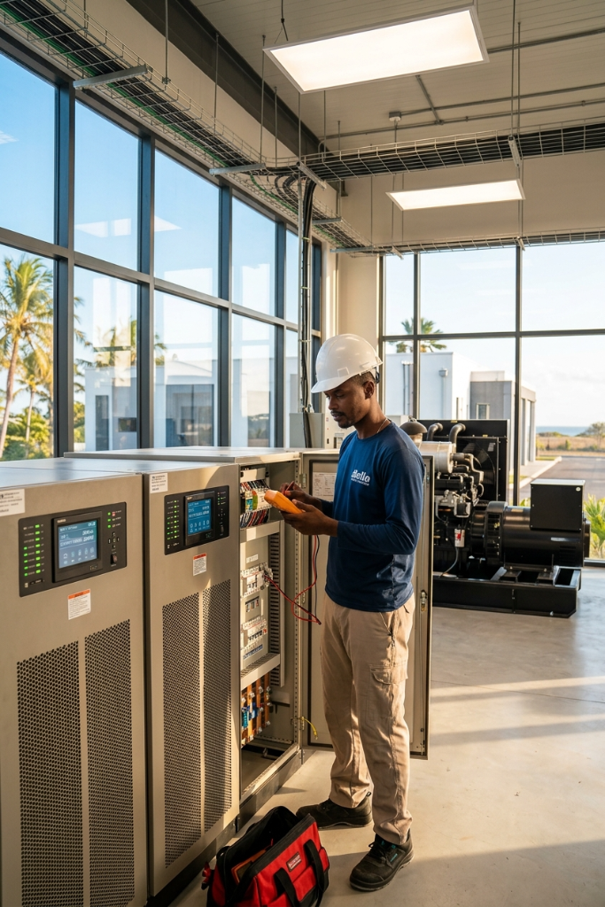 Emergency power systems installation Aruba